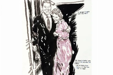 Raymond Pettibon, No Title (We see no), 2001 77 x 61.5 x 3.6 cm (60.33 x 45.72 cm) Tinte auf Papier